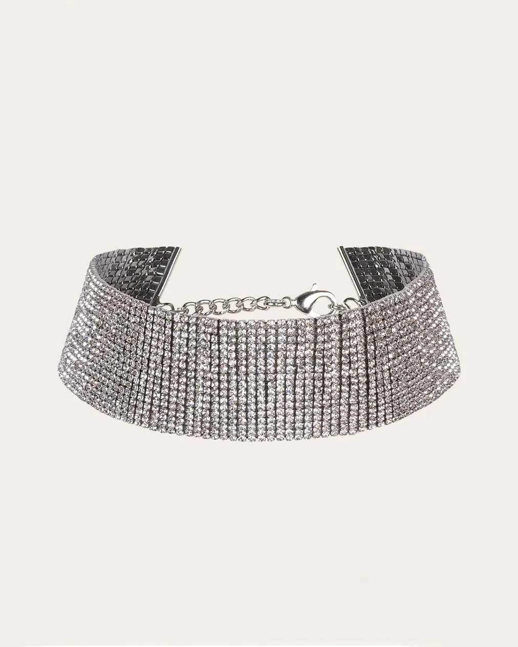 The Victoria choker - white crystals