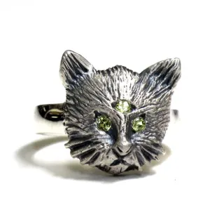Three Eyed Cat Ring