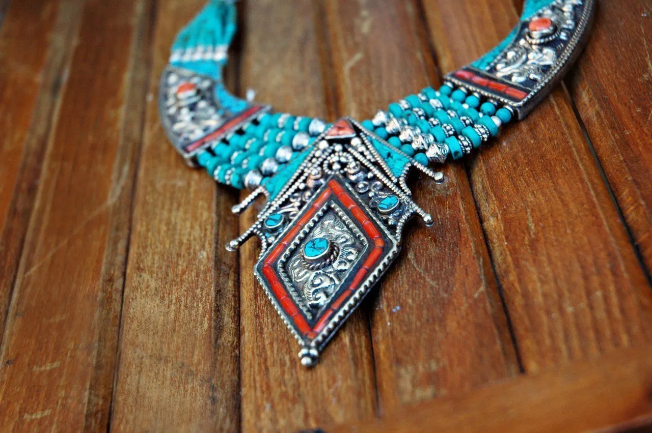 Turquoise Hand Made Necklace