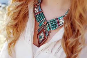 Turquoise Hand Made Necklace