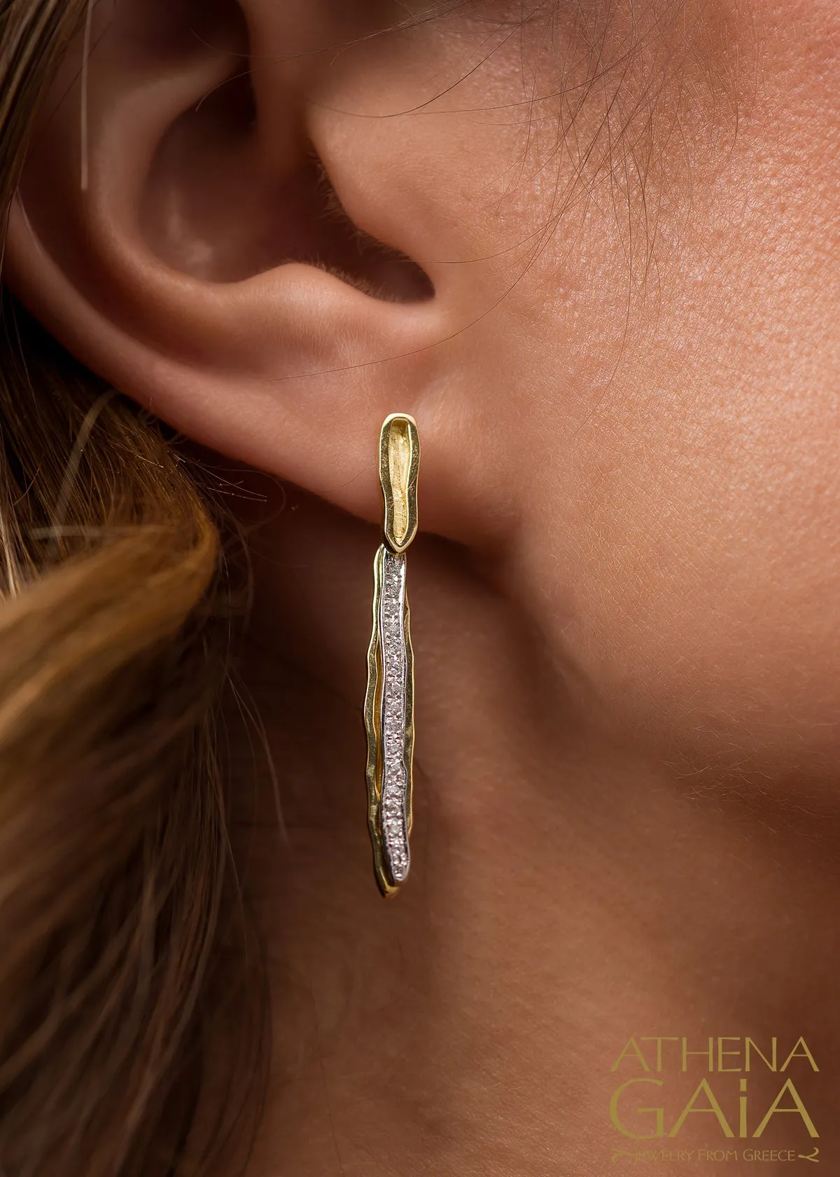 Veiled Earth Scripts "Stalactites" Earrings