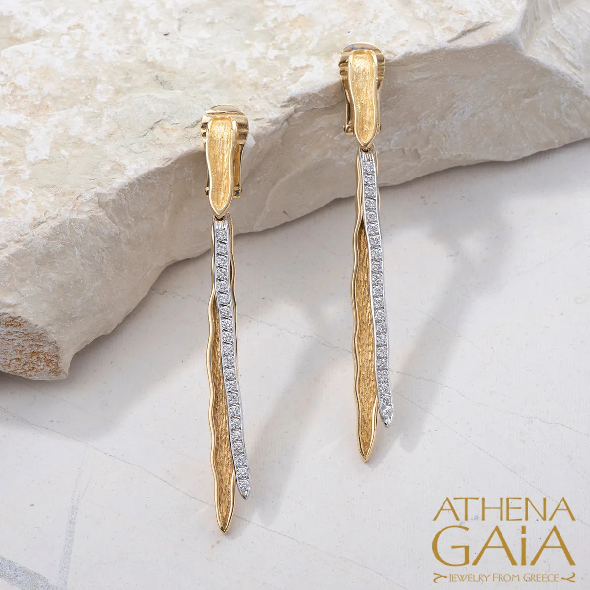 Veiled Earth Scripts "Stalactites" Earrings