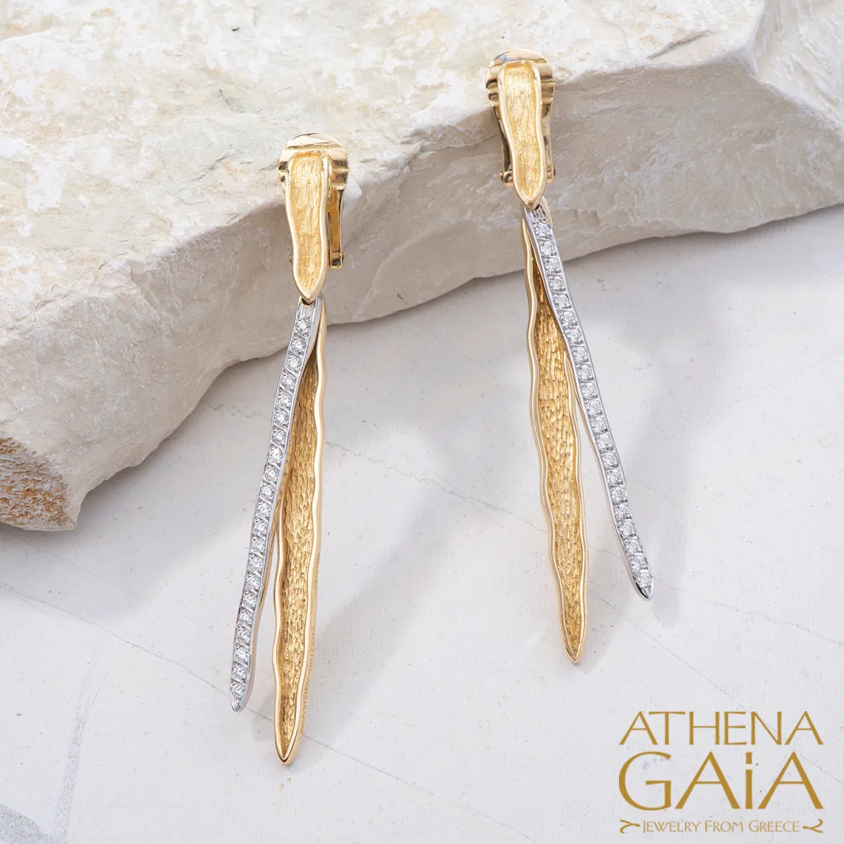 Veiled Earth Scripts "Stalactites" Earrings