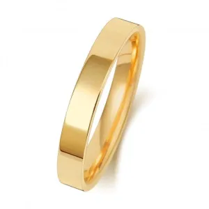 Wedding Band 18K Flat Court 3mm-2.0 Wedding  Ring WQ123EH/I